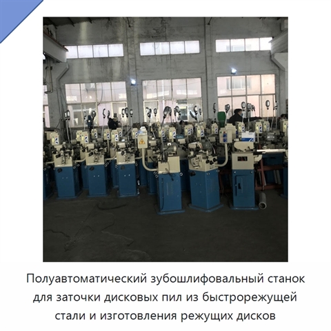 Полуавтоматический зубошлифовальный станок для заточки дисковых пил из быстрорежущей стали и изготовления режущих дисков