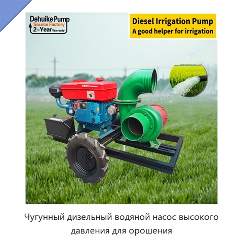 Чугунный дизельный водяной насос высокого давления для орошения