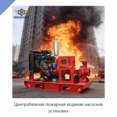 Центробежная пожарная водяная насосная установка