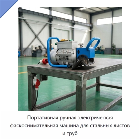 Портативная ручная электрическая фаскоснимательная машина для стальных листов и труб