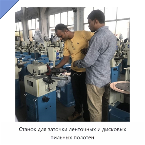 Станок для заточки ленточных и дисковых пильных полотен