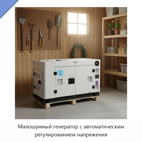 Малошумный генератор с автоматическим регулированием напряжения