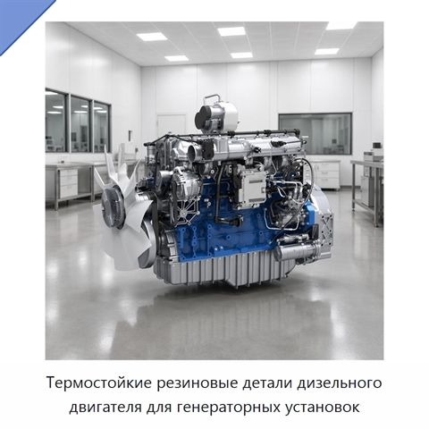 Термостойкие резиновые детали дизельного двигателя для генераторных установок