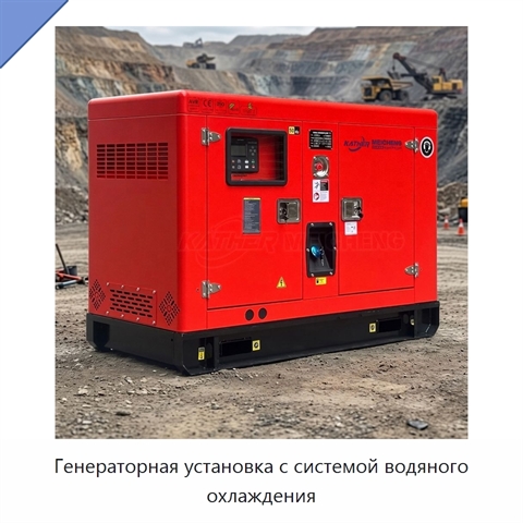 Генераторная установка с системой водяного охлаждения