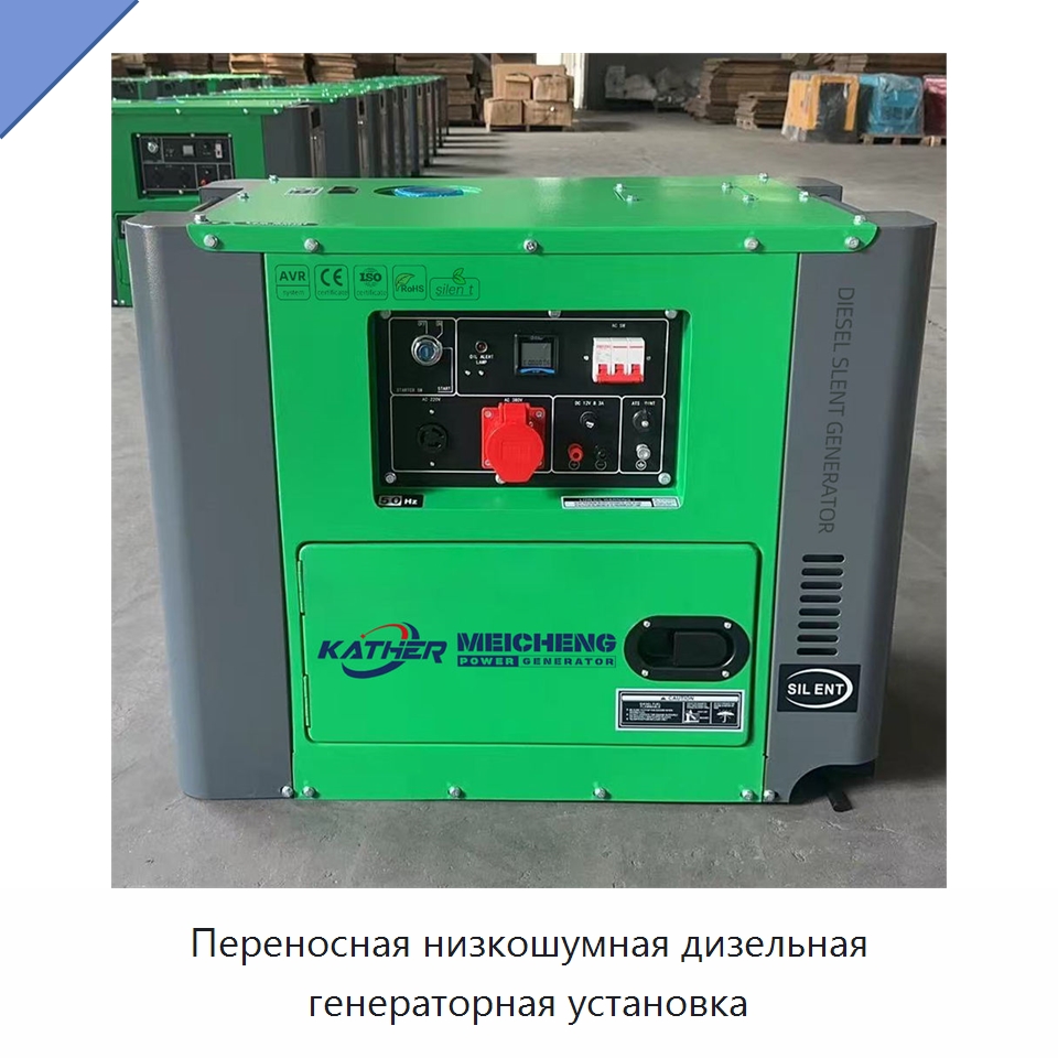 Переносная низкошумная дизельная генераторная установка — Дизельные генераторы