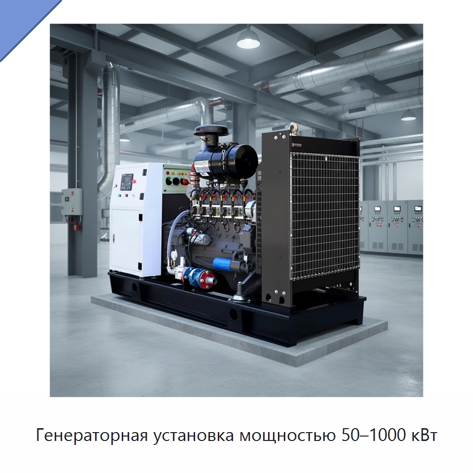 Генераторная установка мощностью 50–1000 кВт — Газотурбинные генераторы