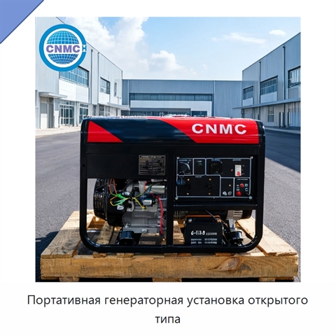Портативная генераторная установка открытого типа