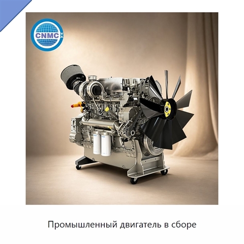 Промышленный двигатель в сборе