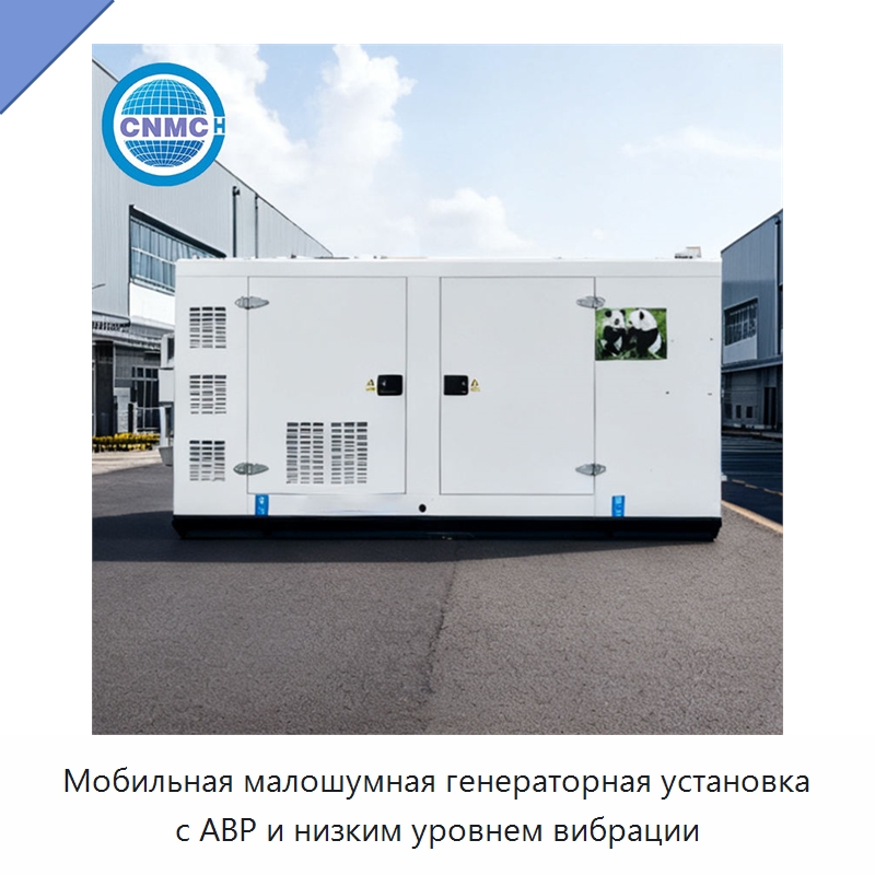 Мобильная малошумная генераторная установка с АВР и низким уровнем вибрации