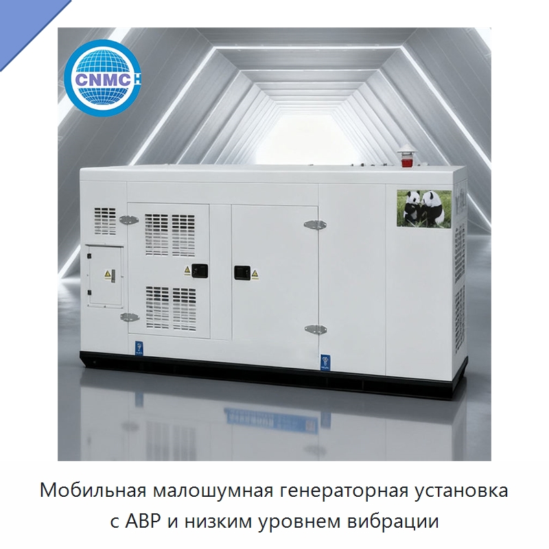 Мобильная малошумная генераторная установка с АВР и низким уровнем вибрации