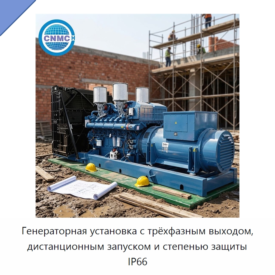 Генераторная установка с трёхфазным выходом, дистанционным запуском и степенью защиты IP66 — Газотурбинные генераторы
