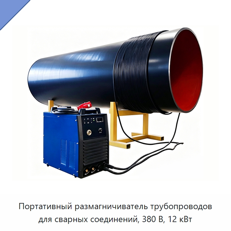 Портативный размагничиватель трубопроводов для сварных соединений, 380 В, 12 кВт — Специальная строительная техника