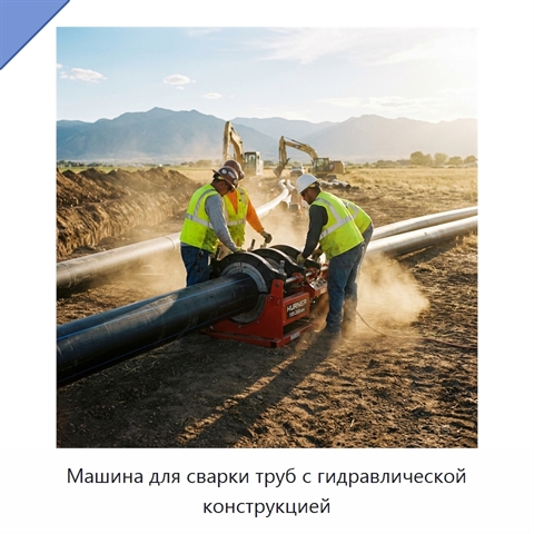 Машина для сварки труб с гидравлической конструкцией