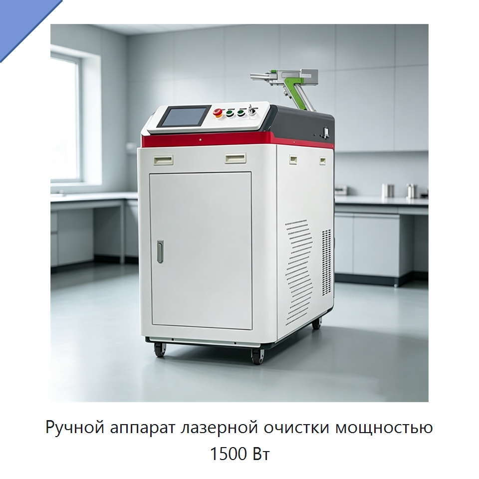Ручной аппарат лазерной очистки мощностью 1500 Вт — Установки лазерной очистки