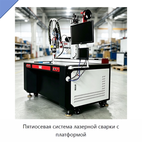 Пятиосевая система лазерной сварки с платформой