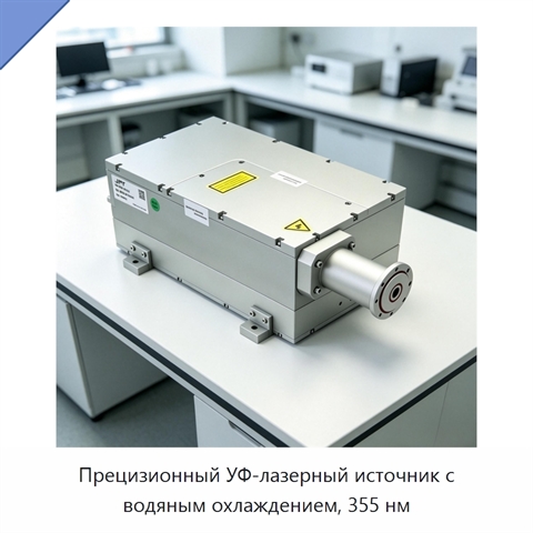 Прецизионный УФ-лазерный источник с водяным охлаждением, 355 нм