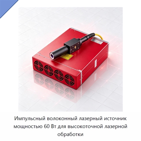 Импульсный волоконный лазерный источник мощностью 60 Вт для высокоточной лазерной обработки