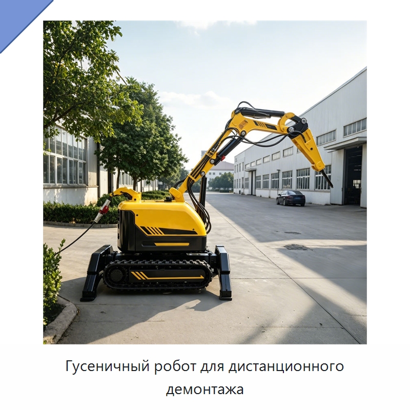 Гусеничный робот для дистанционного демонтажа — Специальная строительная техника