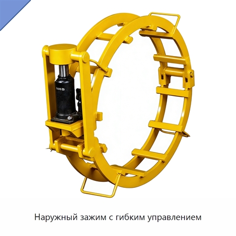 Наружный зажим с гибким управлением