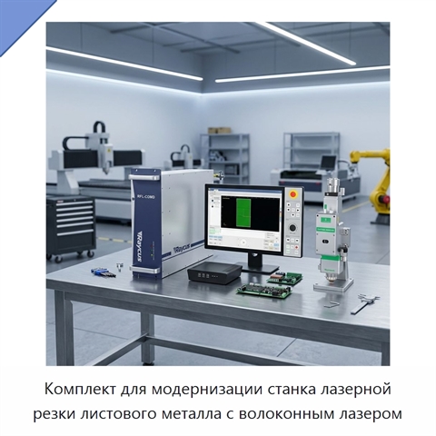 Комплект для модернизации станка лазерной резки листового металла с волоконным лазером