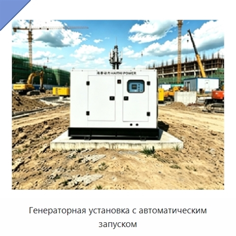 Генераторная установка с автоматическим запуском