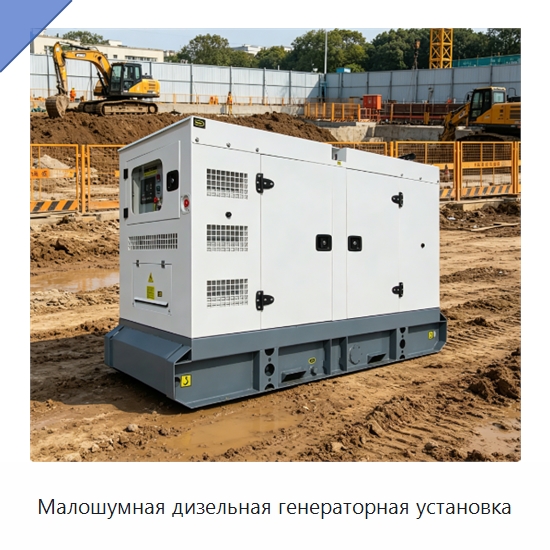 Малошумная дизельная генераторная установка — Дизельные генераторы