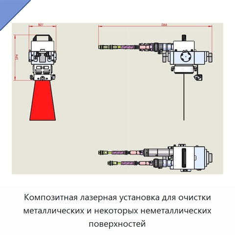 Композитная лазерная установка для очистки металлических и некоторых неметаллических поверхностей