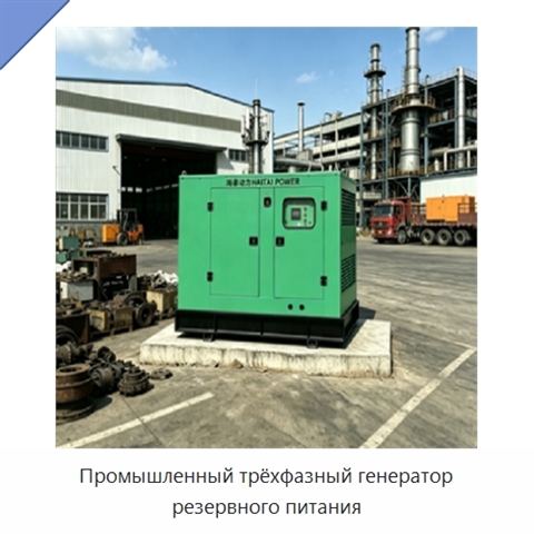 Промышленный трёхфазный генератор резервного питания