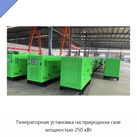 Генераторная установка на природном газе мощностью 250 кВт