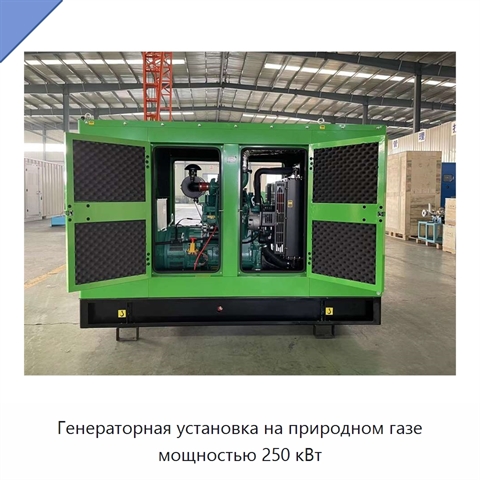 Генераторная установка на природном газе мощностью 250 кВт