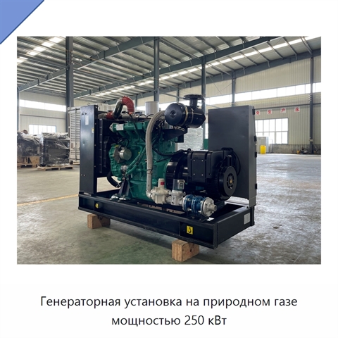 Генераторная установка на природном газе мощностью 250 кВт