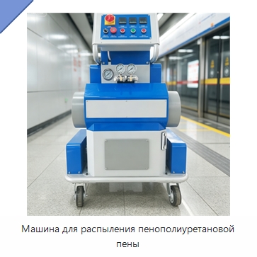 Машина для распыления пенополиуретановой пены — Оборудование для производства пеноматериалов