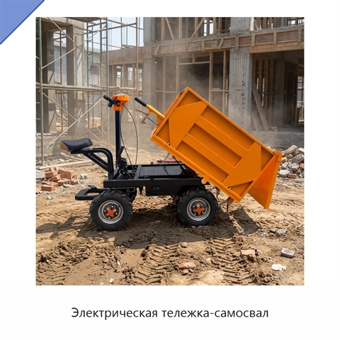Электрическая тележка-самосвал