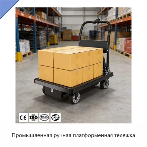 Промышленная ручная платформенная тележка