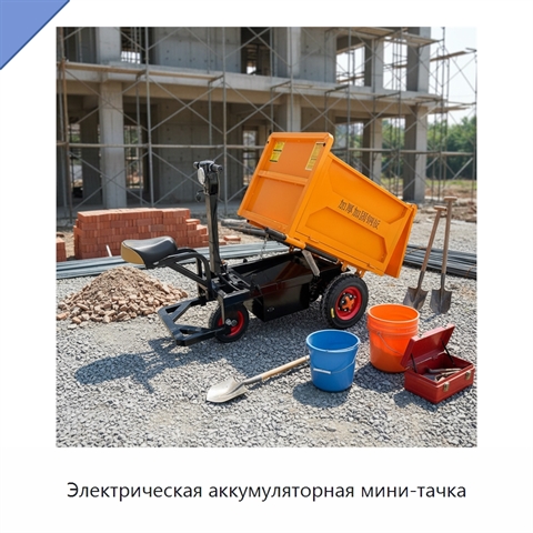 Электрическая аккумуляторная мини-тачка