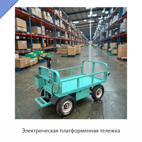 Электрическая платформенная тележка