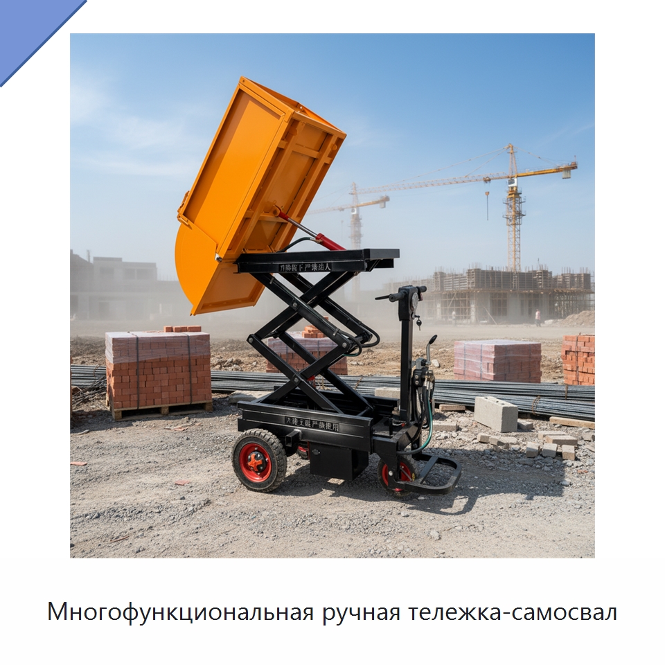 Многофункциональная ручная тележка-самосвал — Специальное подъемно-транспортное оборудование