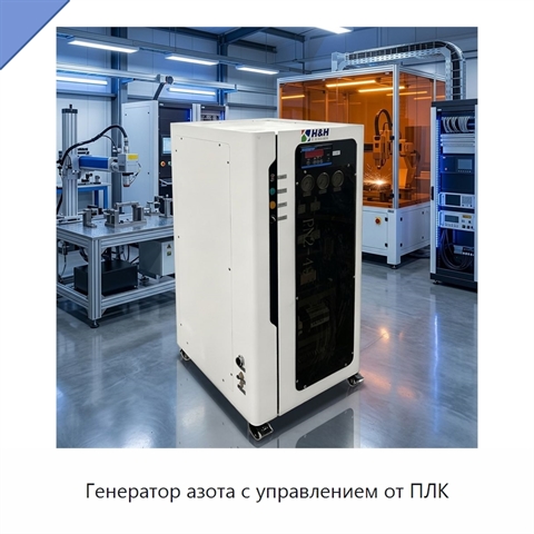 Генератор азота с управлением от ПЛК
