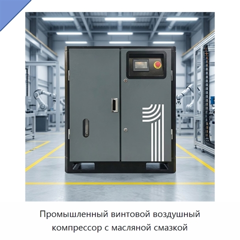 Промышленный винтовой воздушный компрессор с масляной смазкой
