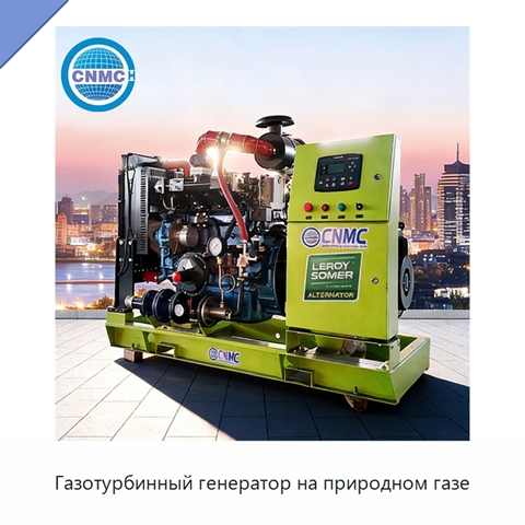Газотурбинный генератор на природном газе