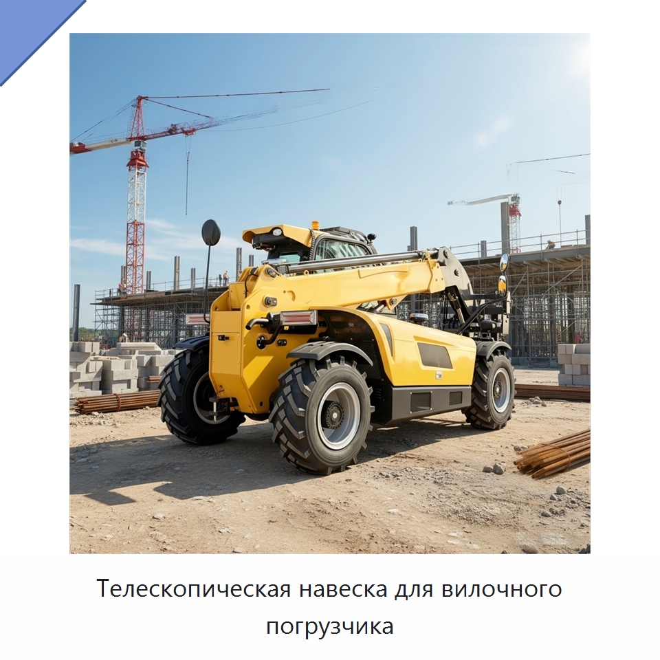 Телескопическая навеска для вилочного погрузчика — Вилочные погрузчики