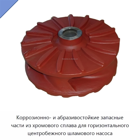 Коррозионно- и абразивостойкие запасные части из хромового сплава для горизонтального центробежного шламового насоса