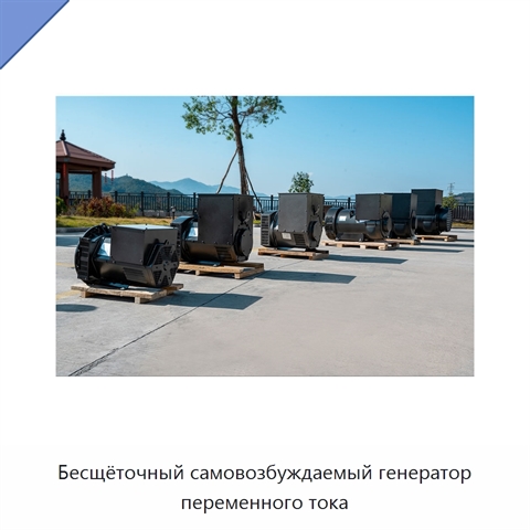 Бесщёточный самовозбуждаемый генератор переменного тока