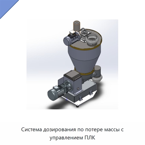 Система дозирования по потере массы с управлением ПЛК