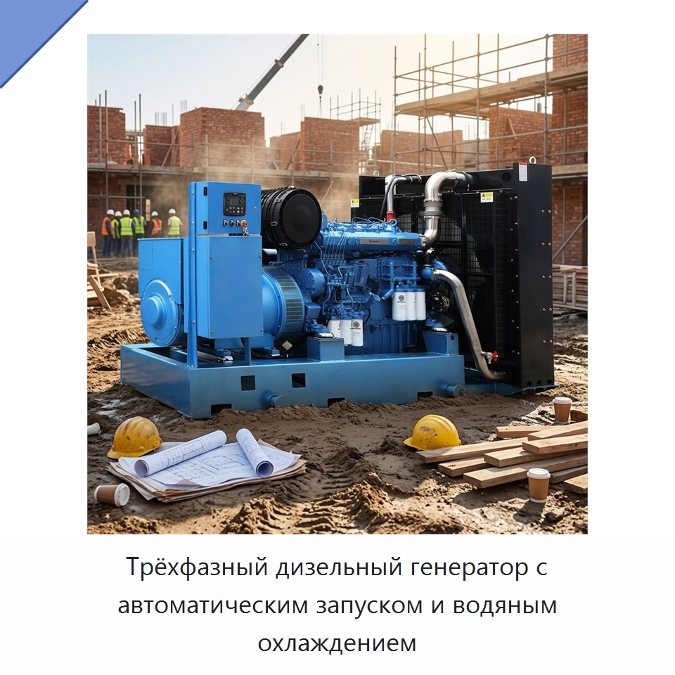 Трёхфазный дизельный генератор с автоматическим запуском и водяным охлаждением — Дизельные генераторы
