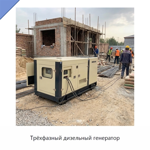Трёхфазный дизельный генератор
