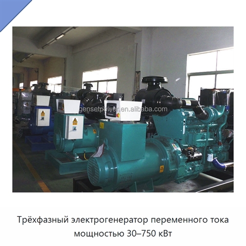Трёхфазный электрогенератор переменного тока мощностью 30–750 кВт