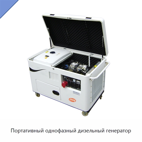 Портативный однофазный дизельный генератор