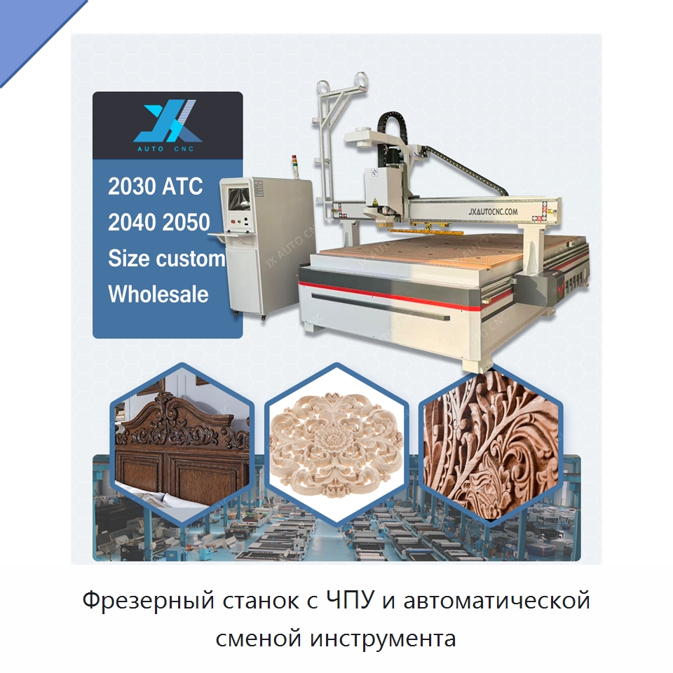 Фрезерный станок с ЧПУ и автоматической сменой инструмента — Фрезерные станки по дереву