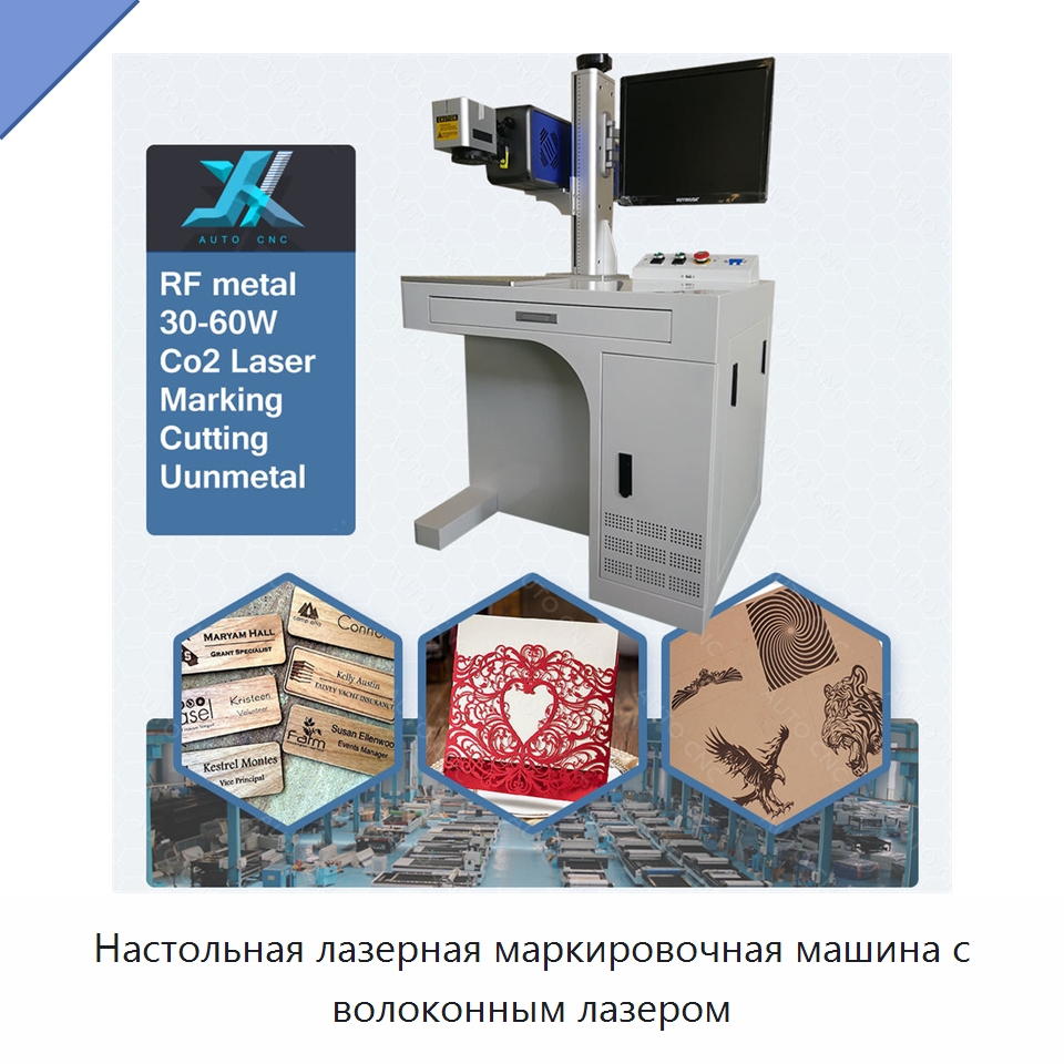 Настольная лазерная маркировочная машина с волоконным лазером — Лазерные маркировочные станки